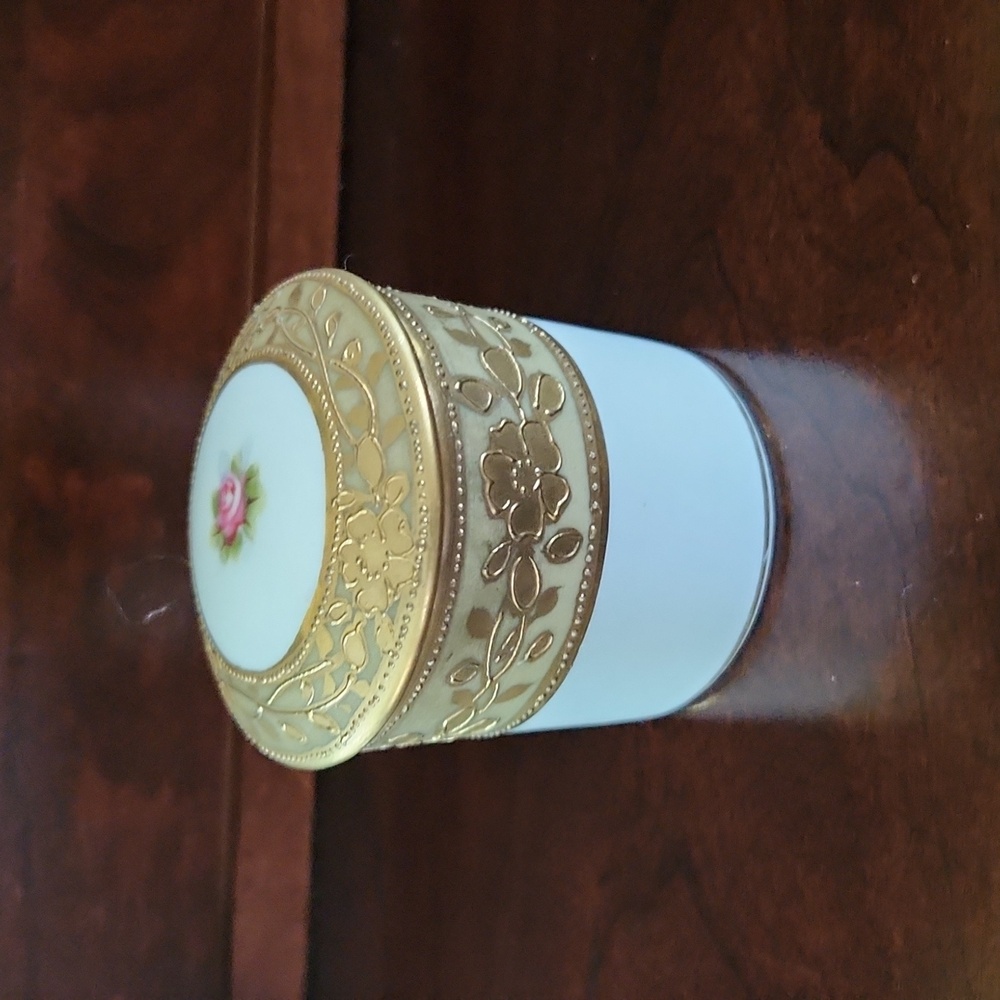 Vintage Collectible Handpainted Nippon Trinket Holder